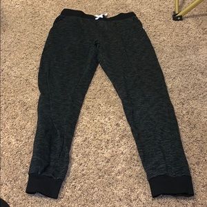 black joggers